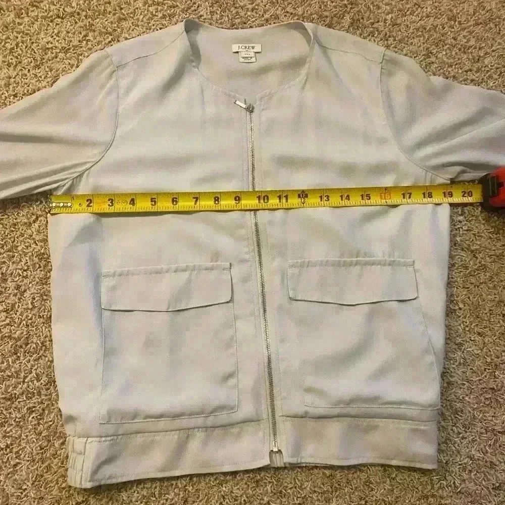 J. Crew Drapery Collarless Women’s Blazer Jacket Size XXS - Picture 12 of 13